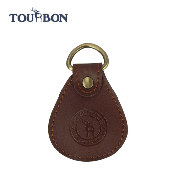 Tourbon Premium Leader en cuir Tippet Straightener Nettoyeur de ligne de mouche petit outil en cuir